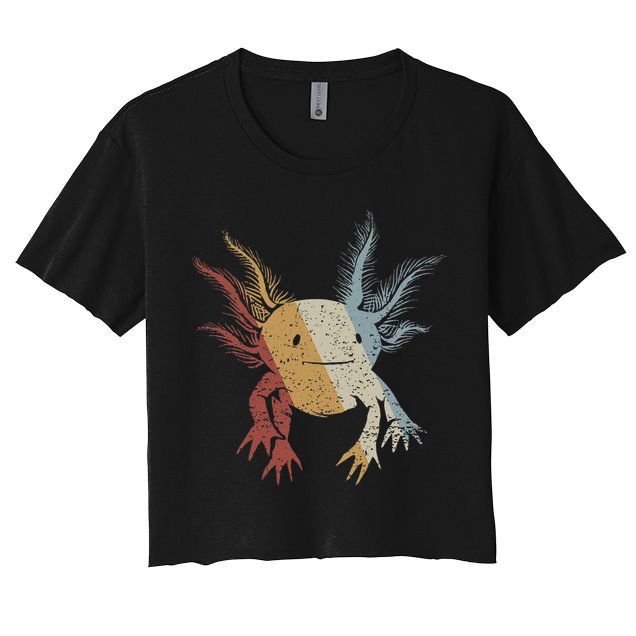 Axolotl Retro Style Vintage Crop Top