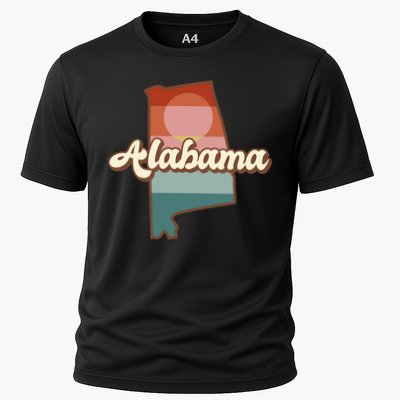 Alabama Retro Sunset Logo Performance Shirt