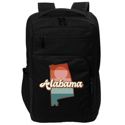 Alabama Retro Sunset Logo Impact Tech Backpack