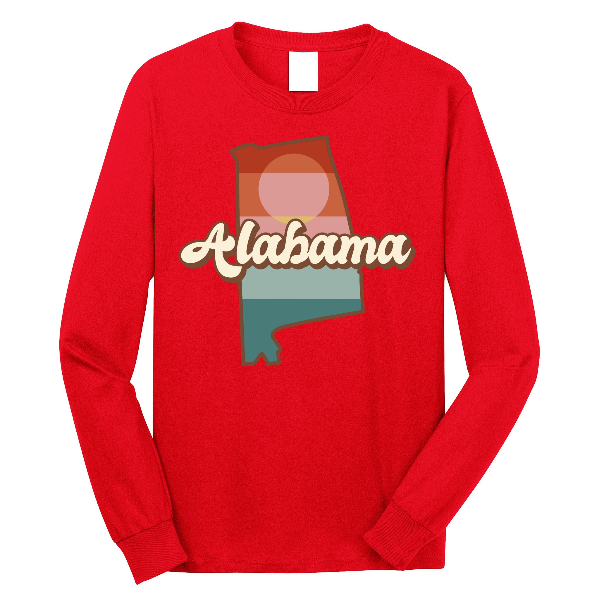 Alabama Retro Sunset Logo Long Sleeve Shirt