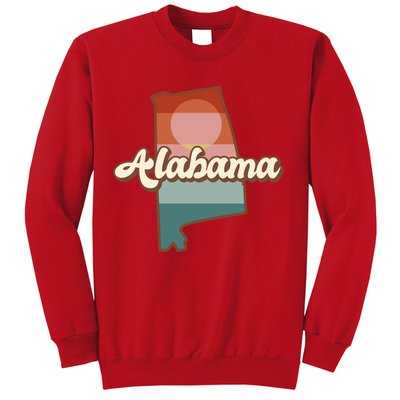 Alabama Retro Sunset Logo Sweatshirt
