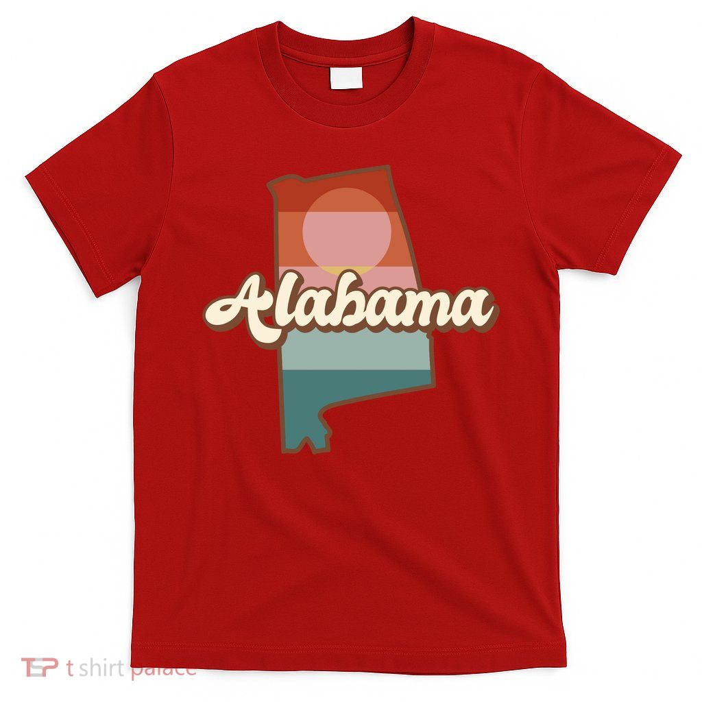Alabama Retro Sunset Logo T-Shirt