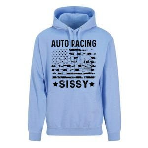 Auto Racing Sissy Sister Usa Flag 4th Of July Gift Unisex Surf Hoodie