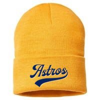A.S.T.R.O.S. Retro Style 70s 80s First Name Sustainable Knit Beanie