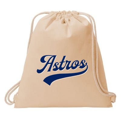 A.S.T.R.O.S. Retro Style 70s 80s First Name Drawstring Bag