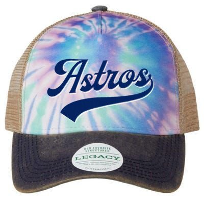 A.S.T.R.O.S. Retro Style 70s 80s First Name Legacy Tie Dye Trucker Hat