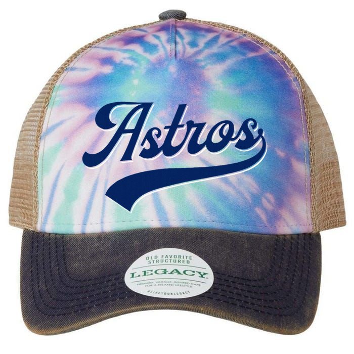 A.S.T.R.O.S. Retro Style 70s 80s First Name Legacy Tie Dye Trucker Hat