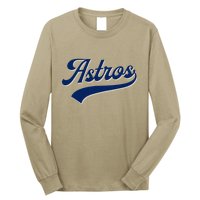 A.S.T.R.O.S. Retro Style 70s 80s First Name Long Sleeve Shirt
