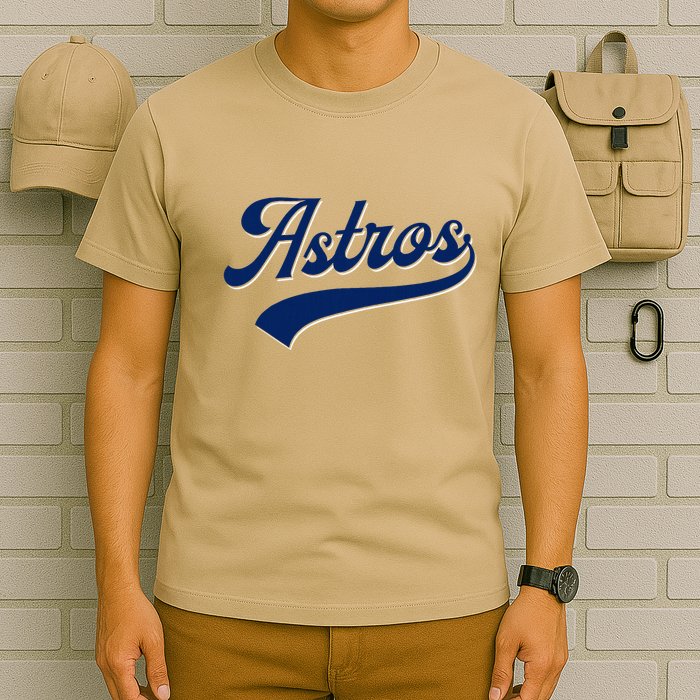 A.S.T.R.O.S. Retro Style 70s 80s First Name T-Shirt