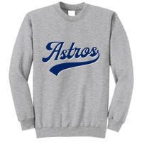 A.S.T.R.O.S. Retro Style 70s 80s First Name Tall Sweatshirt