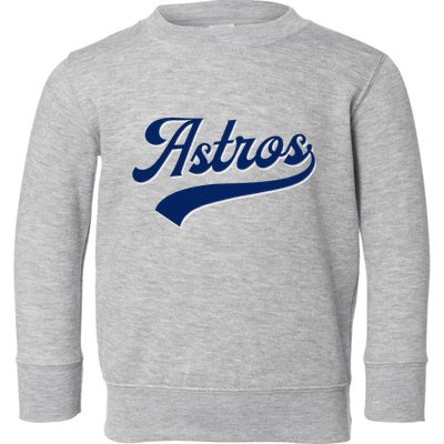 A.S.T.R.O.S. Retro Style 70s 80s First Name Toddler Sweatshirt