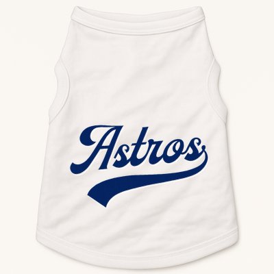 A.S.T.R.O.S. Retro Style 70s 80s First Name Doggie Tank