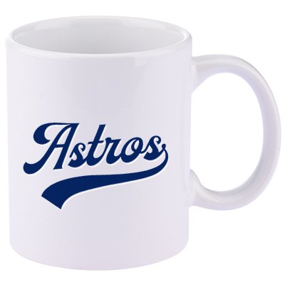 A.S.T.R.O.S. Retro Style 70s 80s First Name 11oz C Handle Ceramic Mug