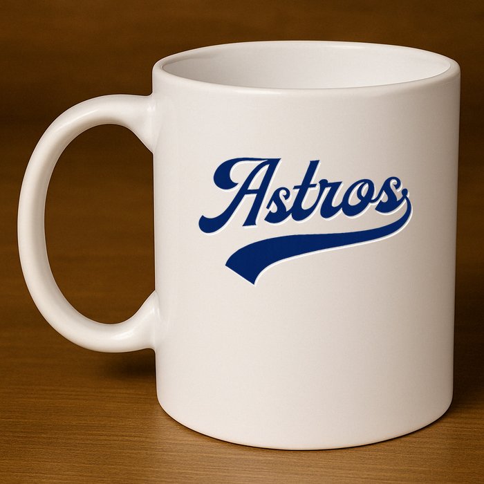 A.S.T.R.O.S. Retro Style 70s 80s First Name 11oz C Handle Ceramic Mug