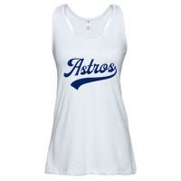 A.S.T.R.O.S. Retro Style 70s 80s First Name Ladies Essential Flowy Tank