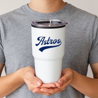 A.S.T.R.O.S. Retro Style 70s 80s First Name Tumbler
