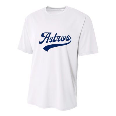 A.S.T.R.O.S. Retro Style 70s 80s First Name Youth Performance Sprint T-Shirt