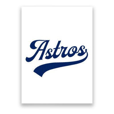 A.S.T.R.O.S. Retro Style 70s 80s First Name Poster