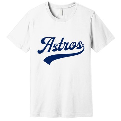 A.S.T.R.O.S. Retro Style 70s 80s First Name Premium T-Shirt