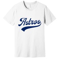 A.S.T.R.O.S. Retro Style 70s 80s First Name Premium T-Shirt