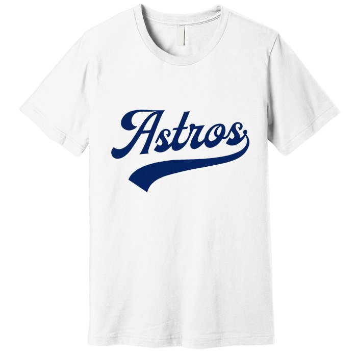 A.S.T.R.O.S. Retro Style 70s 80s First Name Premium T-Shirt