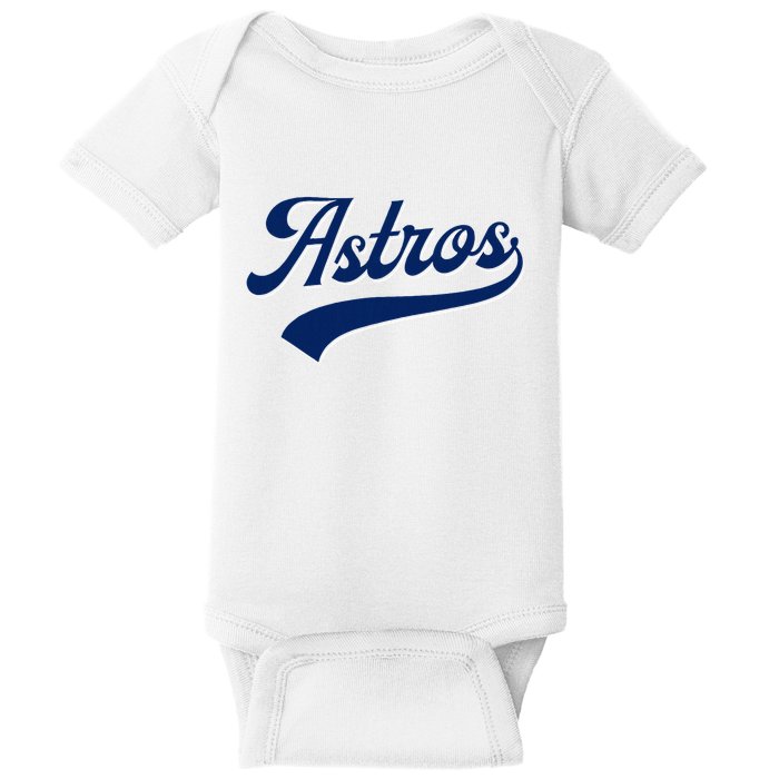 A.S.T.R.O.S. Retro Style 70s 80s First Name Baby Bodysuit