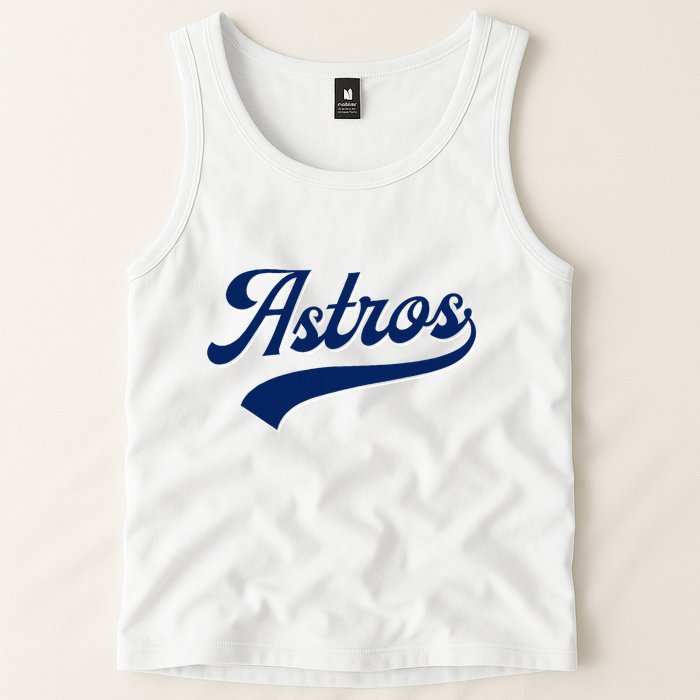 A.S.T.R.O.S. Retro Style 70s 80s First Name Tank Top