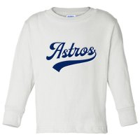 A.S.T.R.O.S. Retro Style 70s 80s First Name Toddler Long Sleeve Shirt