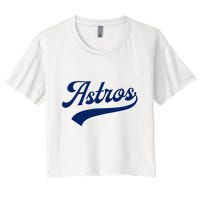 A.S.T.R.O.S. Retro Style 70s 80s First Name Crop Top