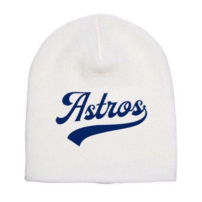A.S.T.R.O.S. Retro Style 70s 80s First Name Short Acrylic Beanie