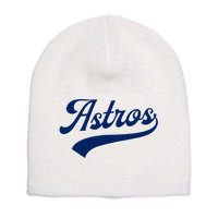 A.S.T.R.O.S. Retro Style 70s 80s First Name Short Acrylic Beanie