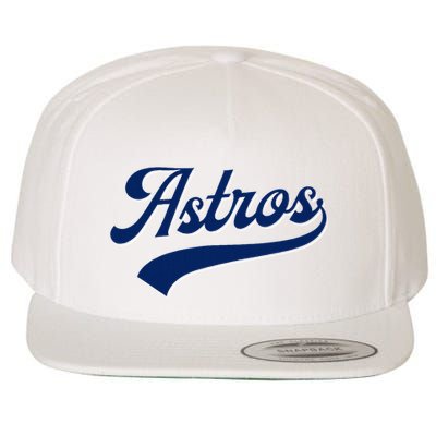 A.S.T.R.O.S. Retro Style 70s 80s First Name Wool Snapback Cap