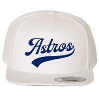 A.S.T.R.O.S. Retro Style 70s 80s First Name Wool Snapback Cap