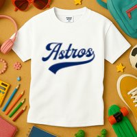 A.S.T.R.O.S. Retro Style 70s 80s First Name Kids T-Shirt
