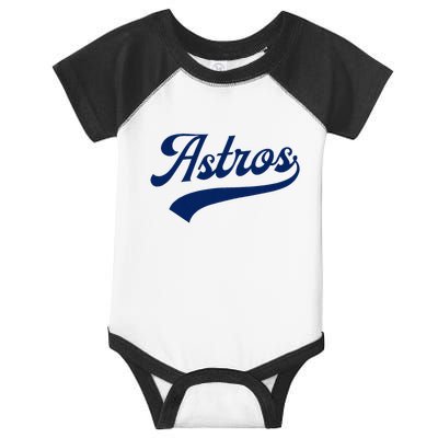 A.S.T.R.O.S. Retro Style 70s 80s First Name Infant Baby Jersey Bodysuit