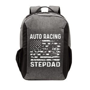 Auto Racing Stepdad Usa Flag 4th Of July Great Gift Vector Backpack