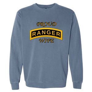 Army Ranger School Tab Meaningful Gift Proud Wife Meaningful Gift Garment-Dyed Sweatshirt