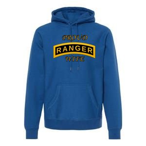 Army Ranger School Tab Meaningful Gift Proud Wife Meaningful Gift Premium Hoodie