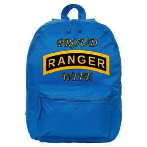 Army Ranger School Tab Meaningful Gift Proud Wife Meaningful Gift 16 in Basic Backpack