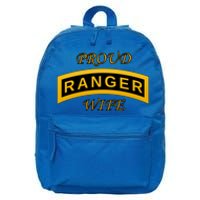 Army Ranger School Tab Meaningful Gift Proud Wife Meaningful Gift 16 in Basic Backpack