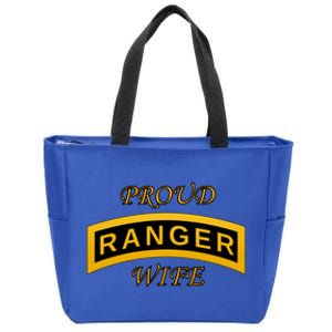 Army Ranger School Tab Meaningful Gift Proud Wife Meaningful Gift Zip Tote Bag