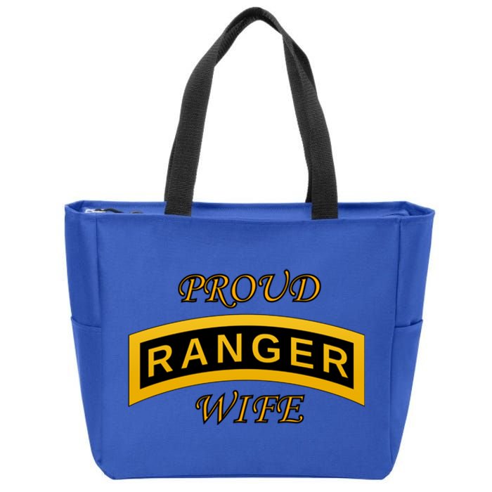 Army Ranger School Tab Meaningful Gift Proud Wife Meaningful Gift Zip Tote Bag