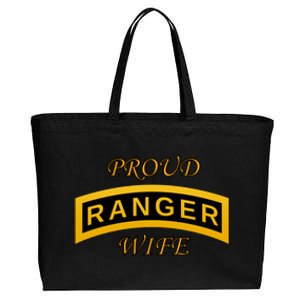 Army Ranger School Tab Meaningful Gift Proud Wife Meaningful Gift Cotton Canvas Jumbo Tote