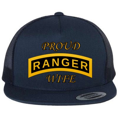 Army Ranger School Tab Meaningful Gift Proud Wife Meaningful Gift Flat Bill Trucker Hat