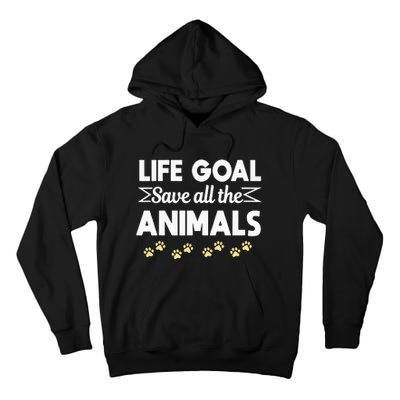 Animal Rescue Shelter Pet Adoption Fostering Tall Hoodie