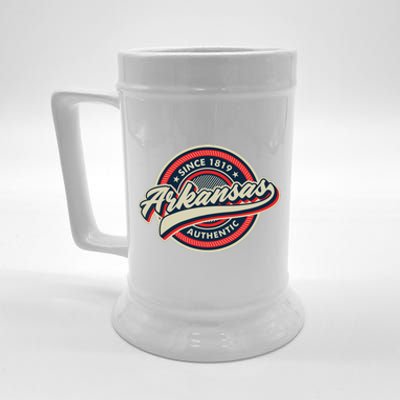 Arkansas Retro Style Ar Usa Beer Stein