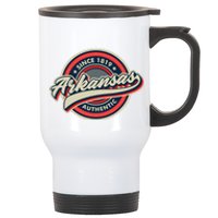 Arkansas Retro Style Ar Usa Stainless Steel Travel Mug