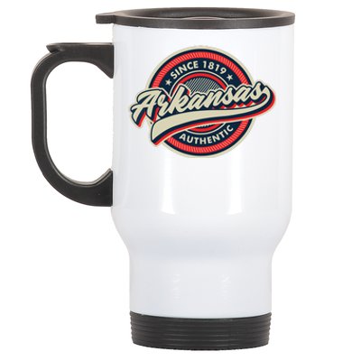 Arkansas Retro Style Ar Usa Stainless Steel Travel Mug