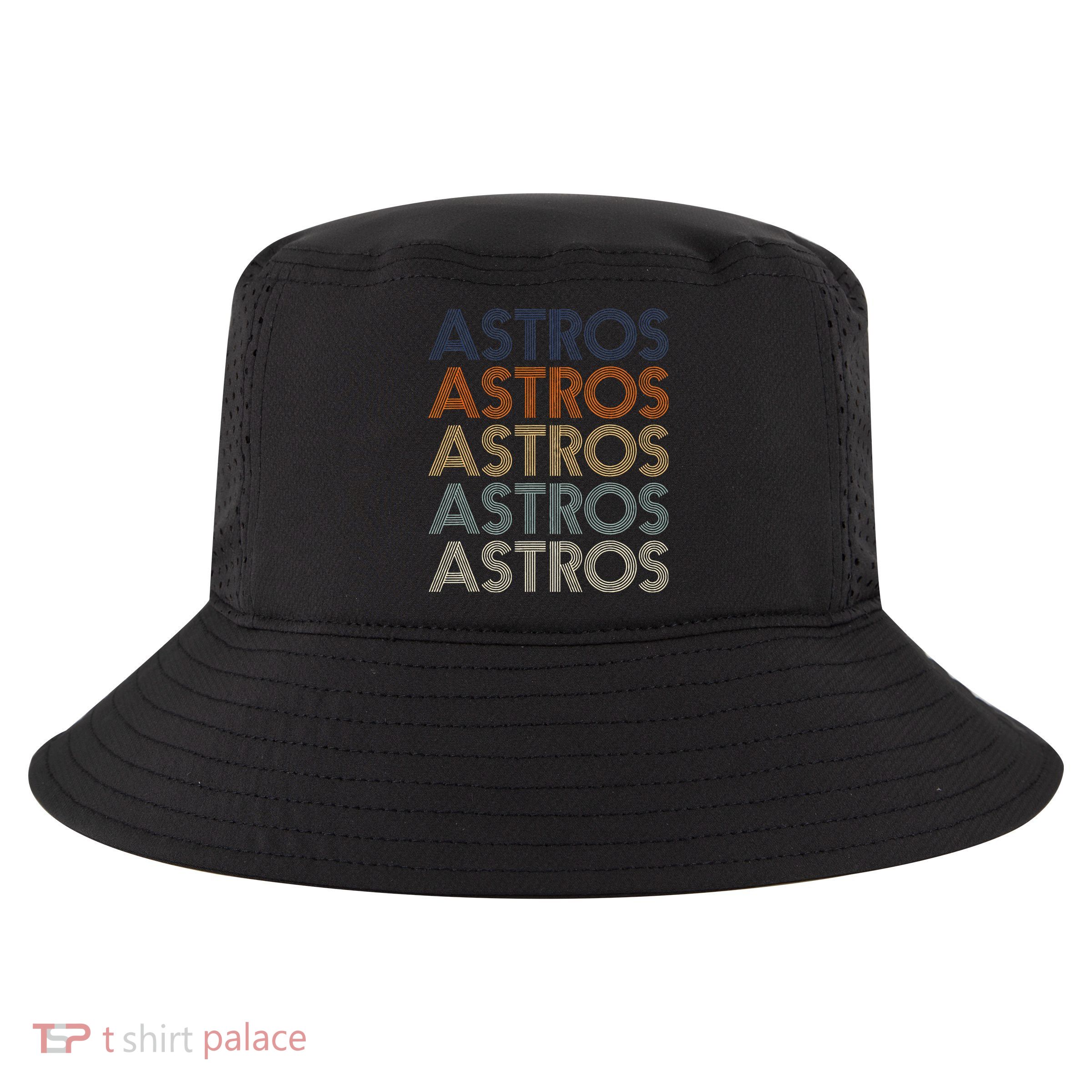 Astros Retro Style 70s 80s Personalized Jersey Cool Comfort Performance Bucket Hat
