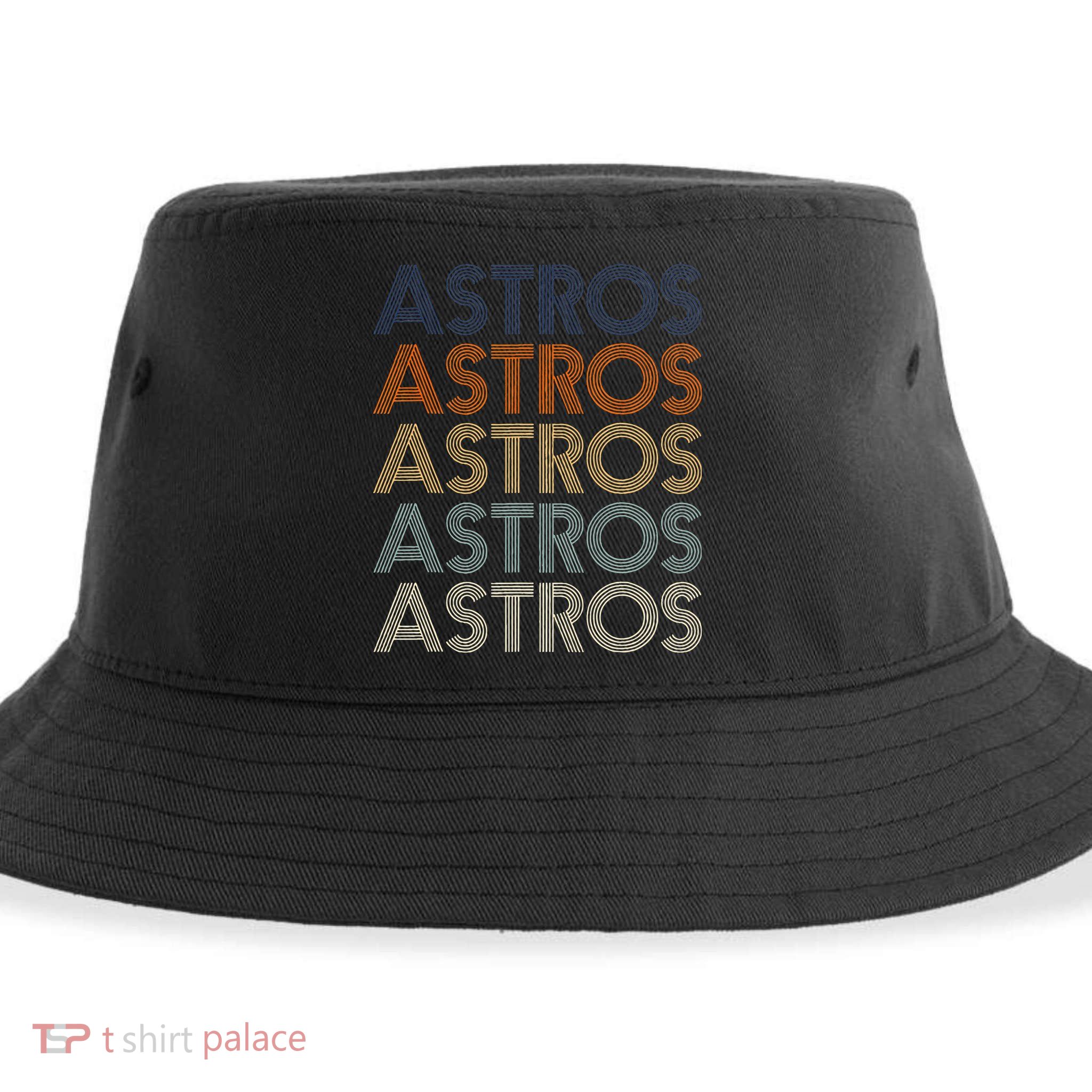 Astros Retro Style 70s 80s Personalized Jersey Sustainable Bucket Hat